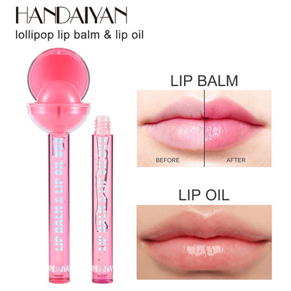 HANDAIYAN Dual-Use Lollipop Color-Changing Lipstick Lipstick Lip Oil Lip Gloss Lipstick