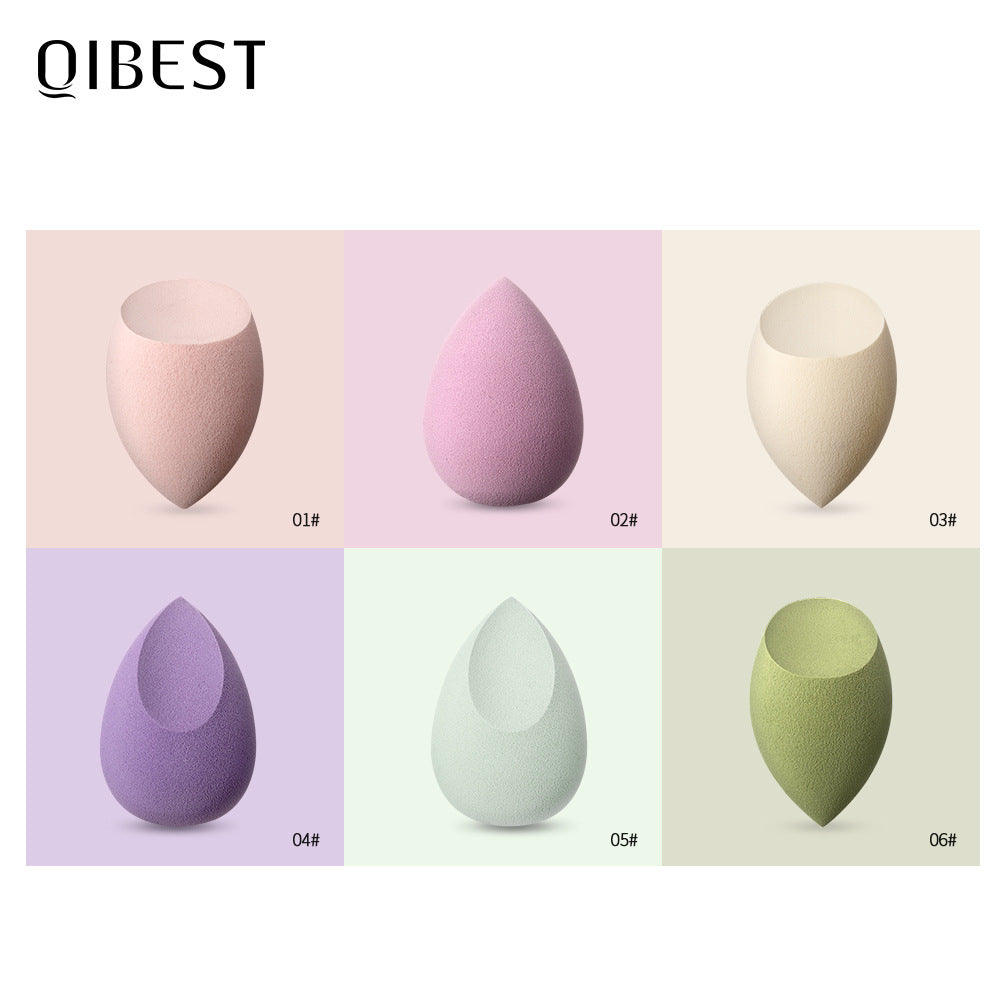 QIBEST Wet and Dry Beauty Egg Sponge Puff