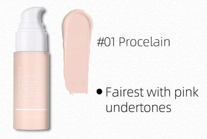 Makeup Liquid Foundation Matte Oil Control Concealer Foundation European and American Makeup Full Coverage Long-Lasting Waterproof Non-Sticky