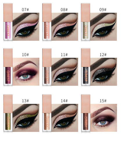 QIBEST Diamond Pearl Liquid Eye Shadow