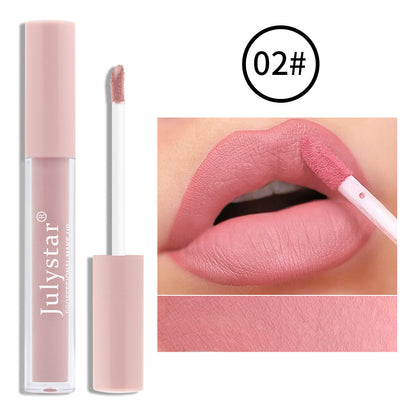 Fog Matte Lip Glaze non-stick cup, non-fading lip gloss, genuine makeup