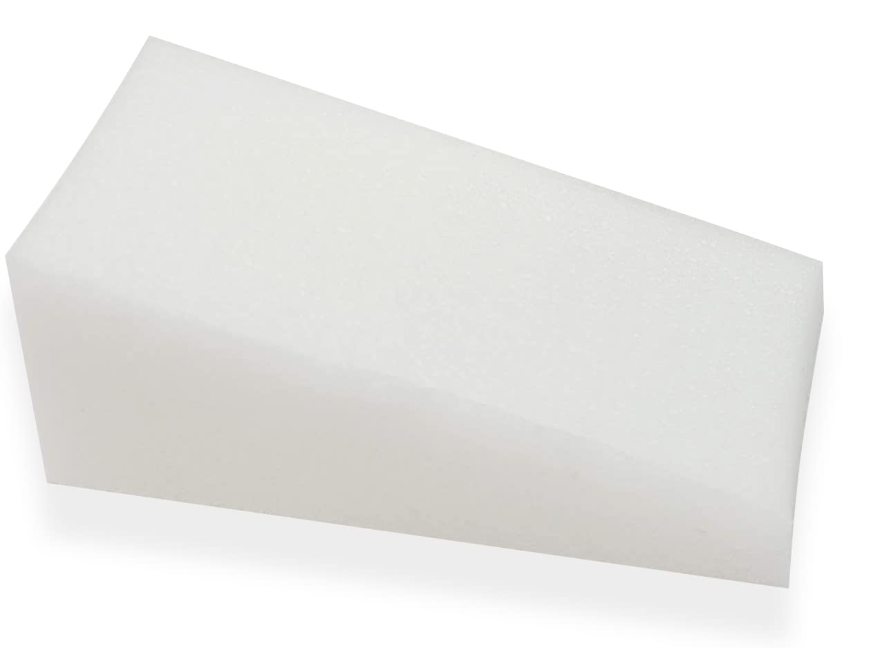 Amazon Basics Cosmetic Rectangular Foam Wedges, 192 Count (6 Packs of 32), White (Previously Solimo)