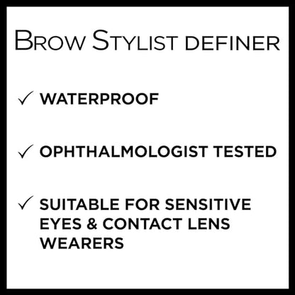 L'Oreal Paris Makeup Brow Stylist Definer Waterproof Eyebrow Pencil, Ultra-Fine Mechanical Pencil, Draws Tiny Brow Hairs and Fills in Sparse Areas and Gaps, Brunette, 0.003 Ounce (1 Count)