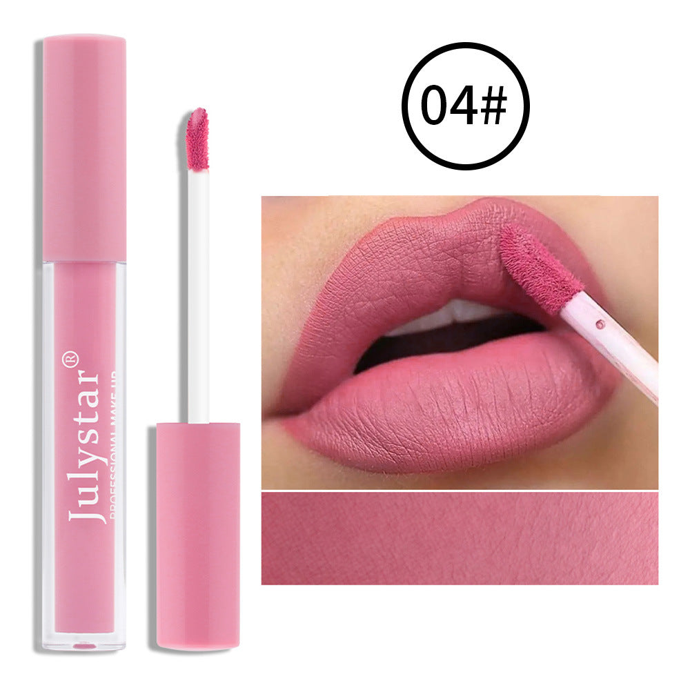 Fog Matte Lip Glaze non-stick cup, non-fading lip gloss, genuine makeup