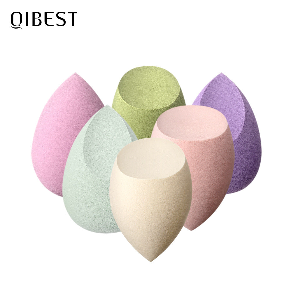 QIBEST Wet and Dry Beauty Egg Sponge Puff