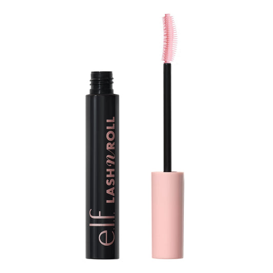 e.l.f. Lash 'N Roll Mascara, Curling Mascara For Visibly Lifted Lashes, Lifts & Separates Lashes. Long-Lasting Formula, Vegan & Cruelty-Free, Pitch Black