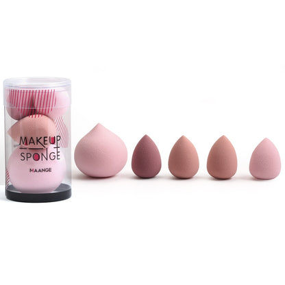 5PCS Makeup Sponge Set Cosmetic Puff Foundation Concealer Powder Puff Beauty Make Up Tool