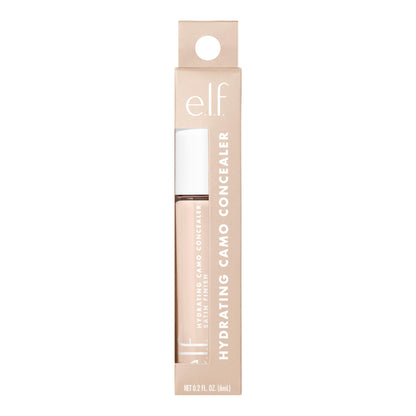 e.l.f. Hydrating Camo Concealer, Lightweight, Full Coverage, Long Lasting, Conceals, Corrects, Covers, Hydrates, Highlights, Fair Rose, Satin Finish, 25 Shades, All-Day Wear, 0.20 Fl Oz