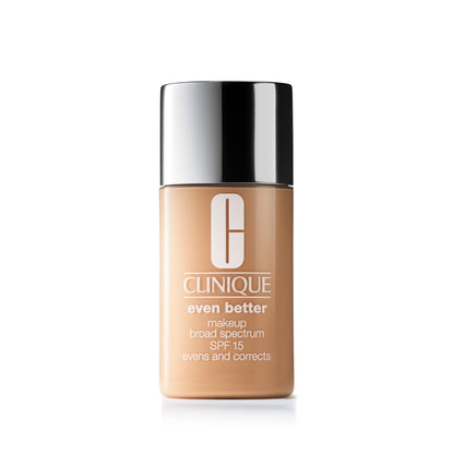 Clinique Even Better Makeup Medium Coverage Foundation Broad Spectrum SPF 15 | Evens Skin Tone + Reduces Dark Spots, Alabaster, 1 Fl Oz