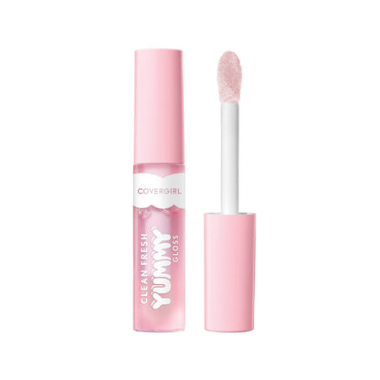 COVERGIRL Clean Fresh Yummy Gloss – Lip Gloss, Sheer, Natural Scents, Vegan Formula - Let’s Get Fizzical