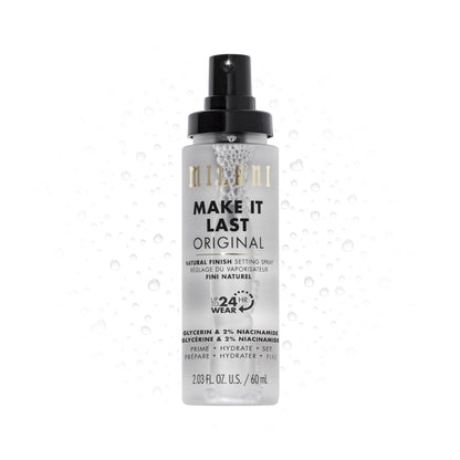 Milani Make It Last Original - Natural Finish Setting Spray 3-in-1 Setting Spray and Primer- Prime + Correct + Set Makeup Finishing Spray and Primer - Long Lasting Makeup Primer and Spray 2.03 Fl. Oz