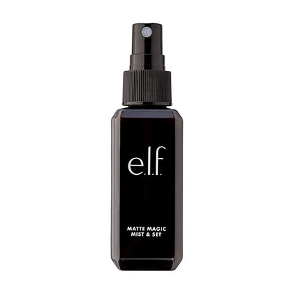 e.l.f. Matte Magic Mist & Set - Small, Lightweight, Long Lasting, Mattifying, Revitalizes, Controls Shine, Refreshes, Hydrates, All-Day Wear, 2.0 Fl Oz