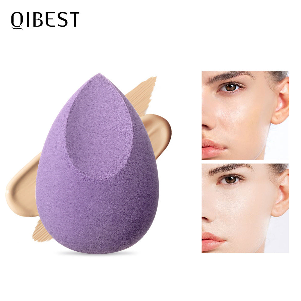 QIBEST Wet and Dry Beauty Egg Sponge Puff