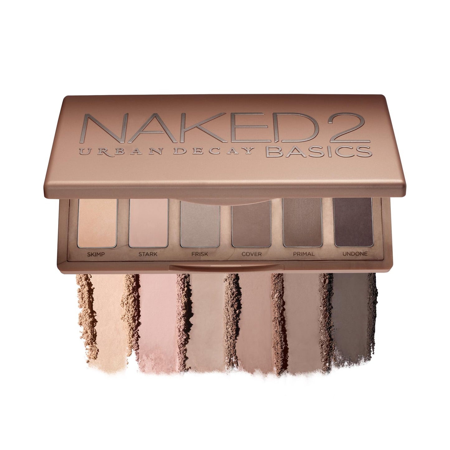 Urban Decay Naked 2 Basics Eyeshadow Palette, Velvety Matte Finish, 6 Nude Taupe & Brown Neutral Eye Shadows,Travel Mini Palette