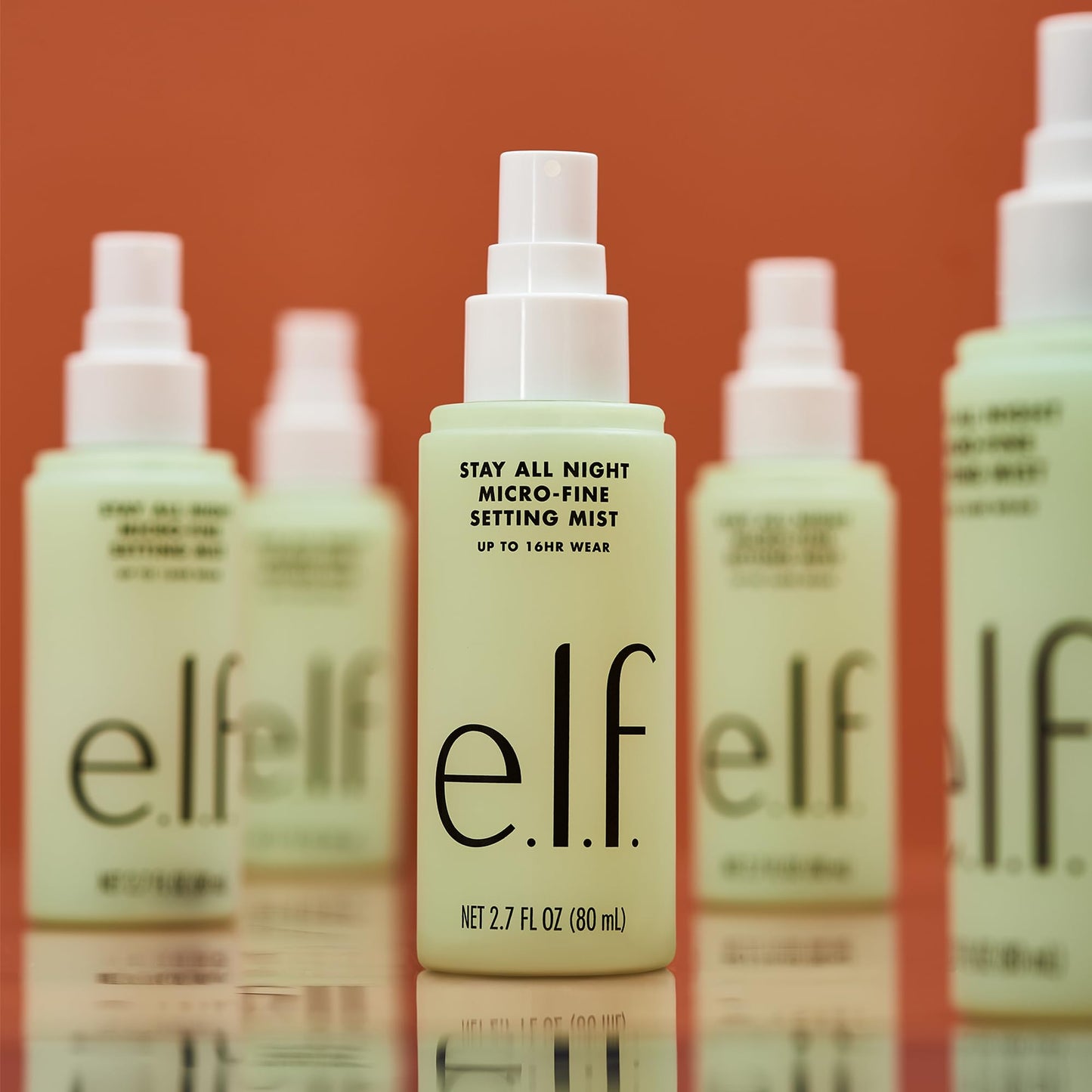 e.l.f. Stay All Night Micro-Fine Setting Mist, Hydrating & Refreshing Makeup Setting Spray For 16HR Wear-time, Vegan & Cruelty-Free, 2.7 Fl Oz