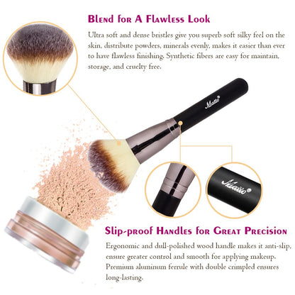 Matto Powder Mineral Brush - Makeup Brush for Large Coverage Mineral Powder Foundation Blending Buffing 1 Piece