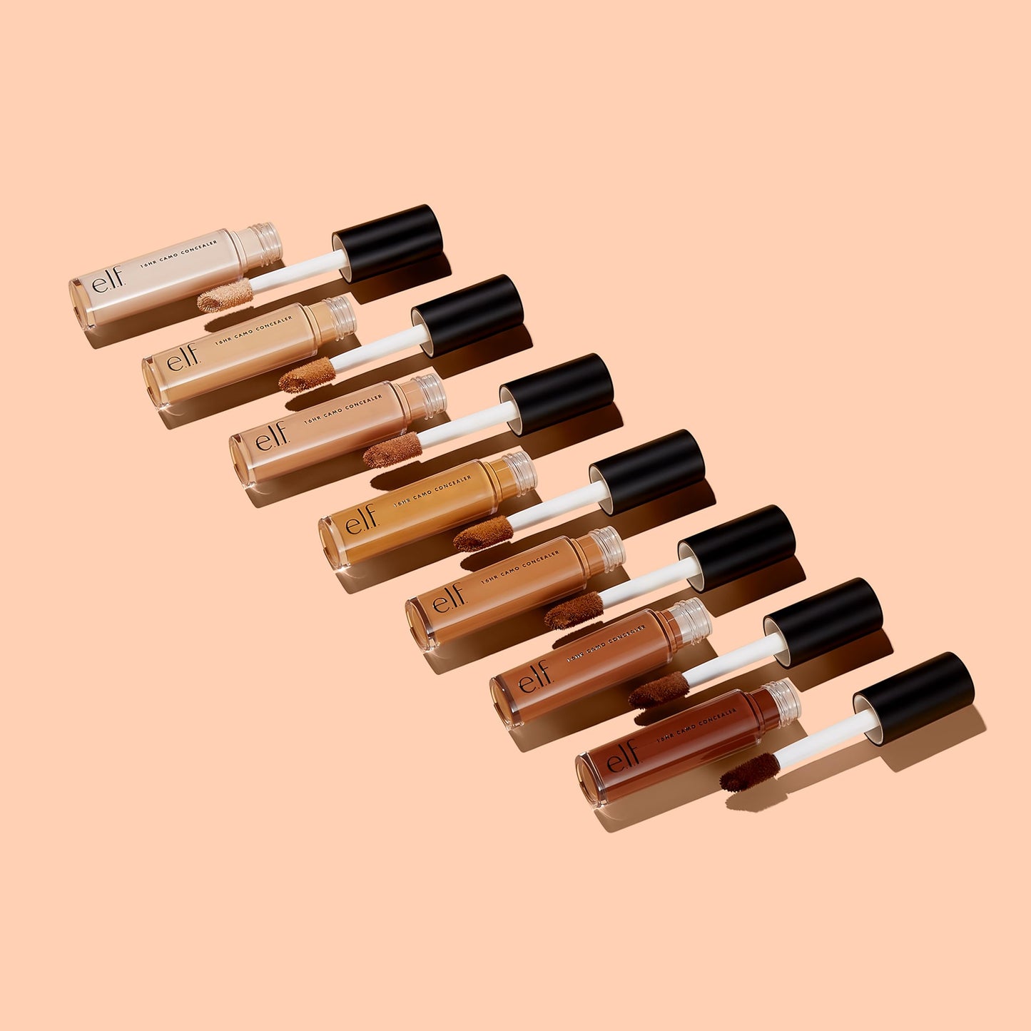 e.l.f. 16HR Camo Concealer, Full Coverage, Highly Pigmented Concealer With A Matte Finish, Crease-proof, Vegan & Cruelty-Free, Medium Sand, 0.2 Fl Oz