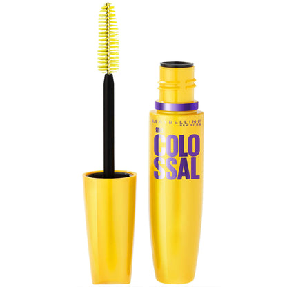 Maybelline Volum' Express Colossal Washable Mascara Makeup, Volumizing, Glam Black, 1 Count