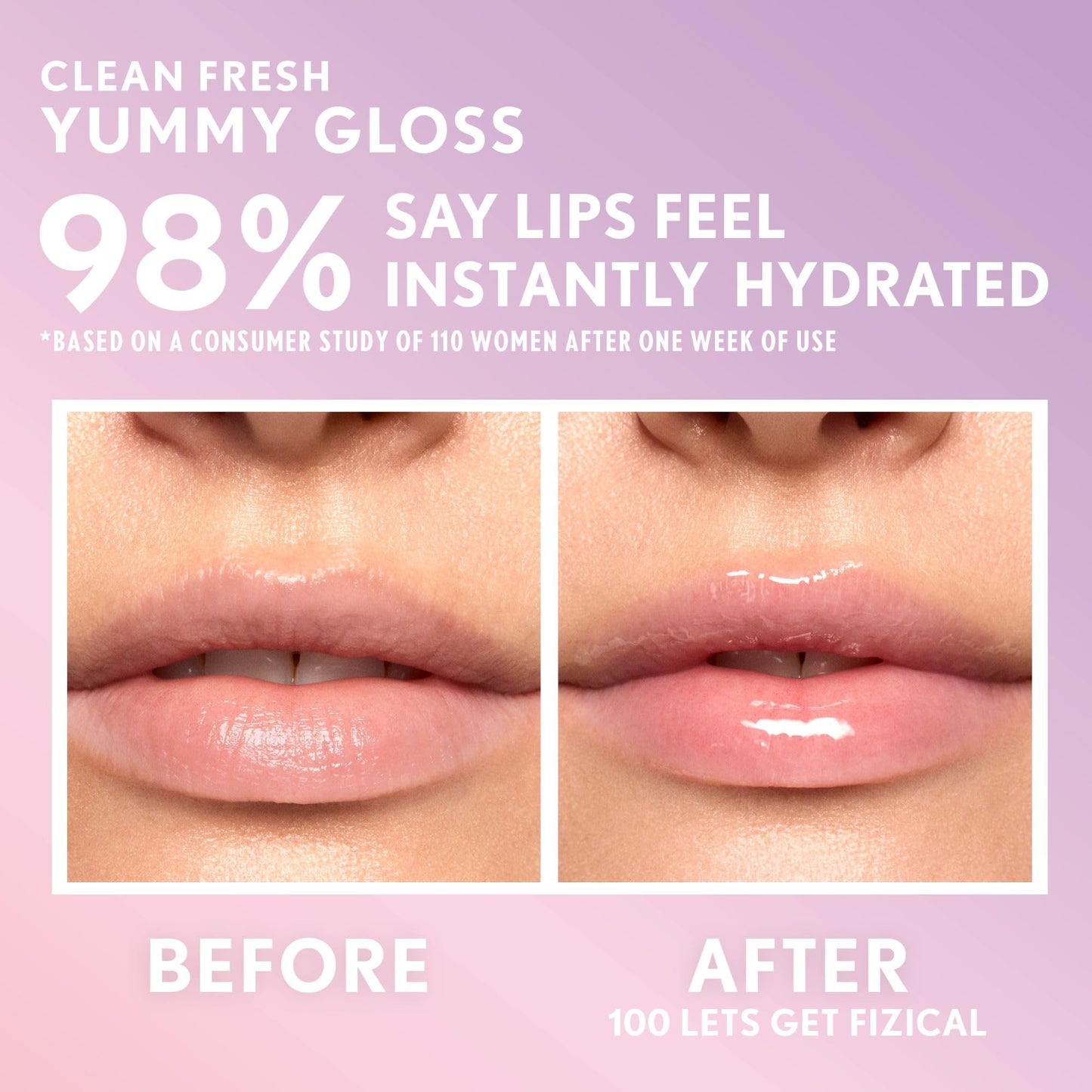 COVERGIRL Clean Fresh Yummy Gloss – Lip Gloss, Sheer, Natural Scents, Vegan Formula - Let’s Get Fizzical