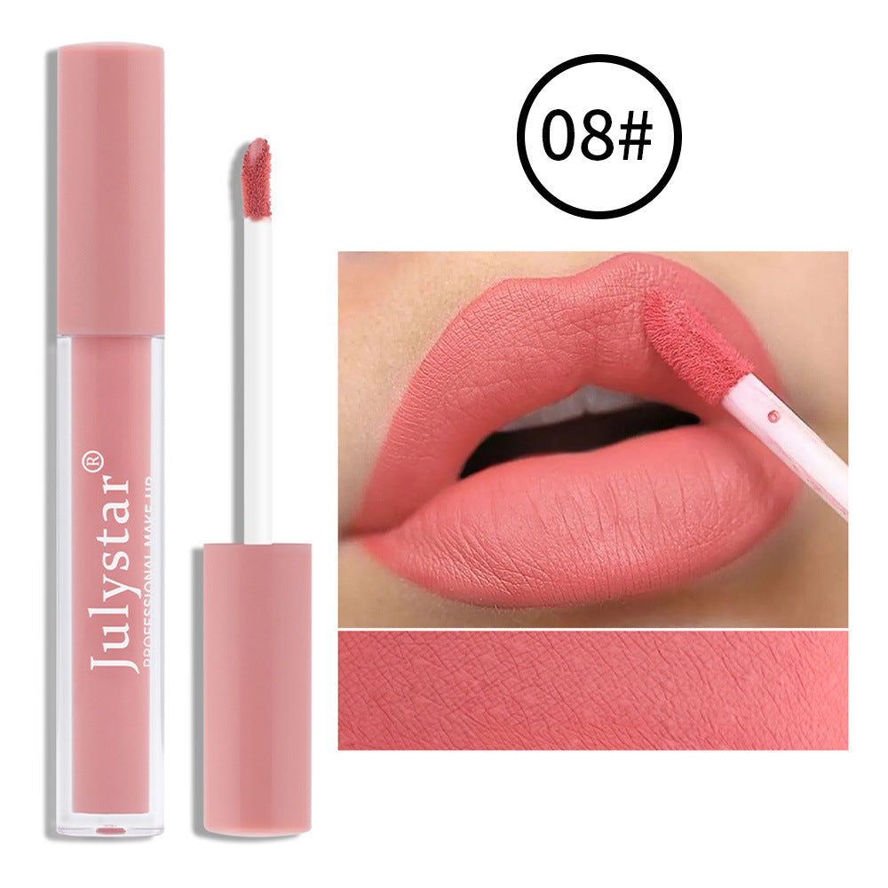 Fog Matte Lip Glaze non-stick cup, non-fading lip gloss, genuine makeup