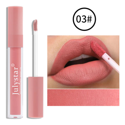 Fog Matte Lip Glaze non-stick cup, non-fading lip gloss, genuine makeup