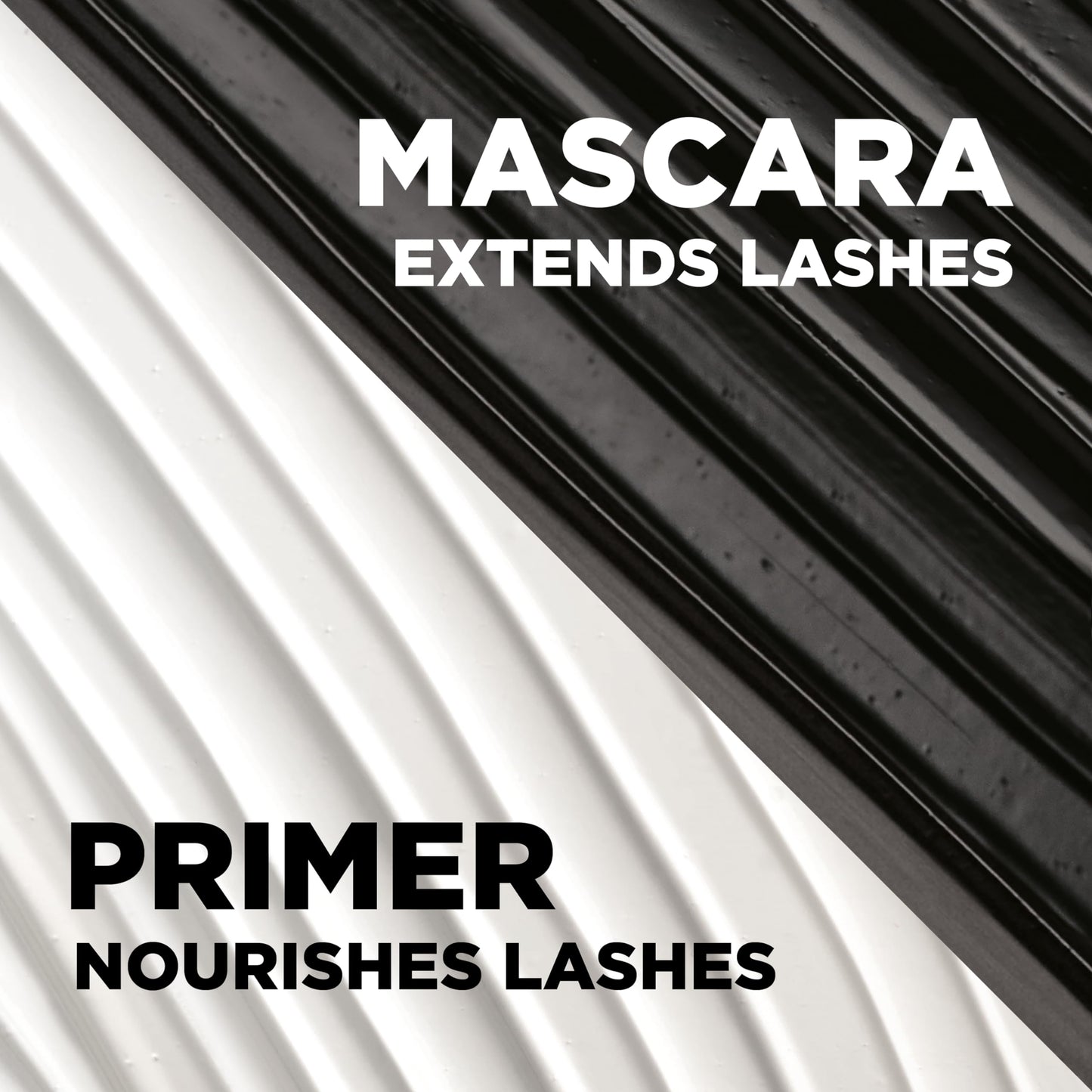 L'Oreal Paris Makeup Double Extend Tubing Mascara, Lengthening 2 Step Mascara, Smudgeproof, Blackest Black