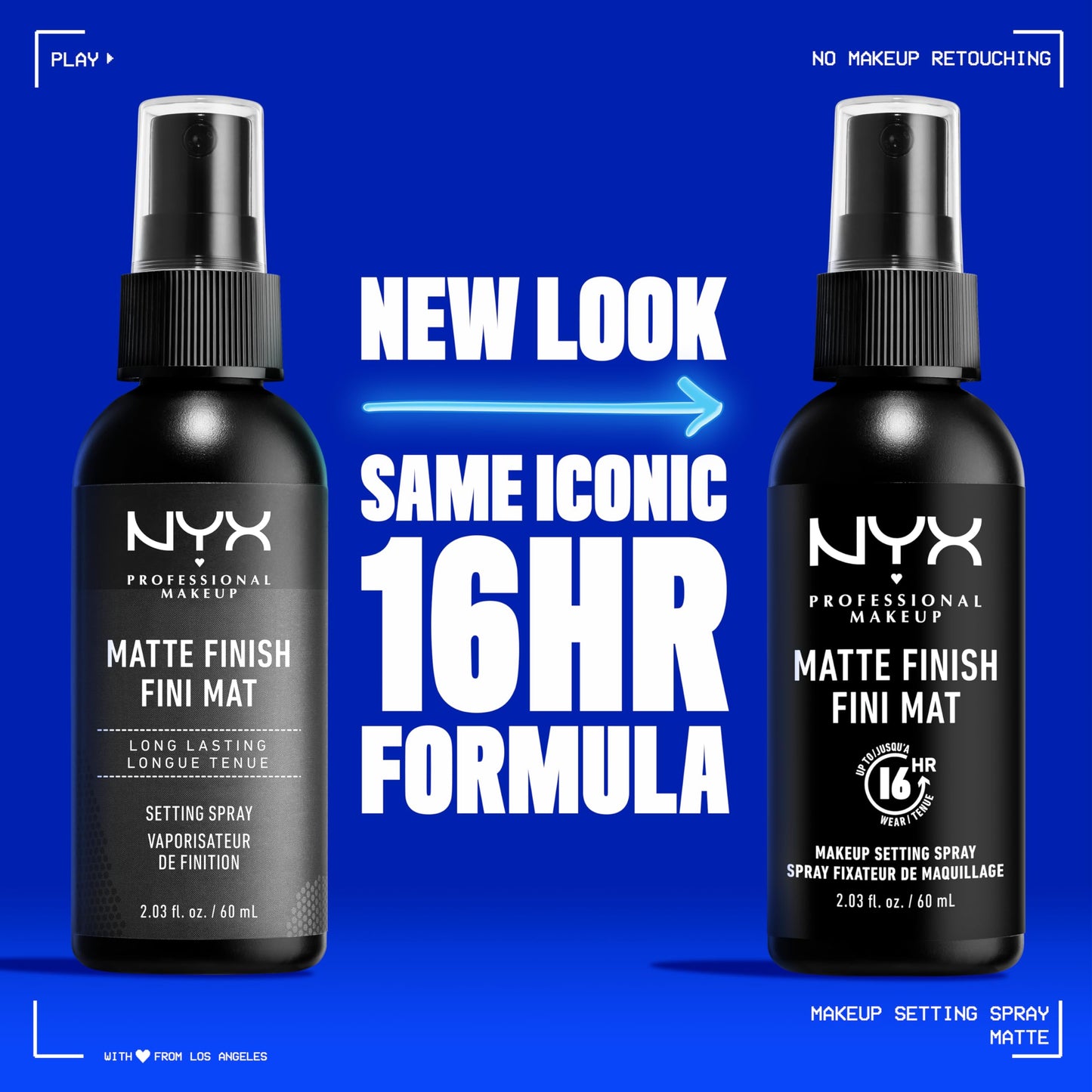 NYX PROFESSIONAL MAKEUP Makeup Setting Spray - Matte Finish, Long-Lasting Vegan Formula (Packaging May Vary)