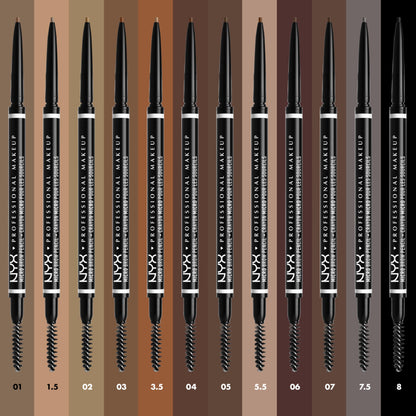 NYX PROFESSIONAL MAKEUP Micro Brow Pencil, Precise Eyebrow Pencil - Espresso