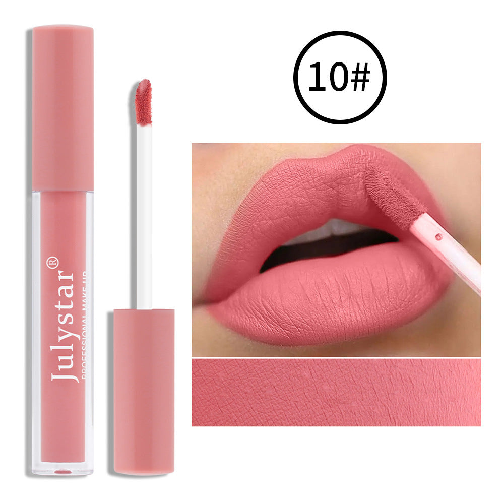 Fog Matte Lip Glaze non-stick cup, non-fading lip gloss, genuine makeup