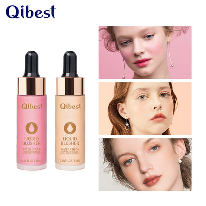 QIBEST Moisturizing Natural Contouring Blush Powder