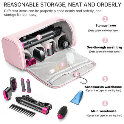 Dyson Hair Dryer Bag, Multifunctional Curling Iron Storage Bag, Portable and High - aesthetic Makeup Bag