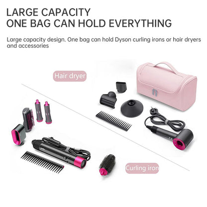 Dyson Hair Dryer Bag, Multifunctional Curling Iron Storage Bag, Portable and High - aesthetic Makeup Bag