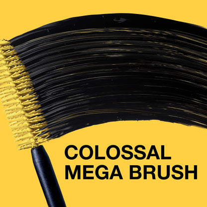 Maybelline Volum' Express Colossal Washable Mascara Makeup, Volumizing, Glam Black, 1 Count