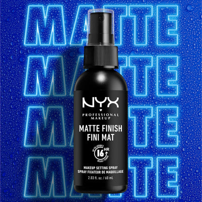 NYX PROFESSIONAL MAKEUP Makeup Setting Spray - Matte Finish, Long-Lasting Vegan Formula (Packaging May Vary)