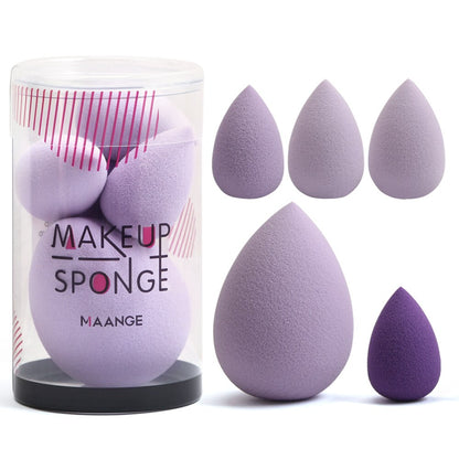 5PCS Makeup Sponge Set Cosmetic Puff Foundation Concealer Powder Puff Beauty Make Up Tool