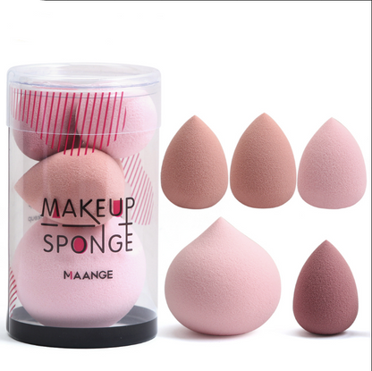 5PCS Makeup Sponge Set Cosmetic Puff Foundation Concealer Powder Puff Beauty Make Up Tool