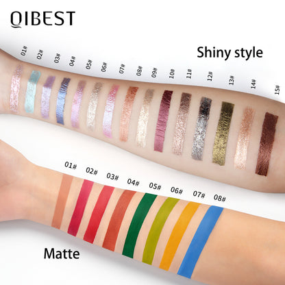 QIBEST Diamond Pearl Liquid Eye Shadow