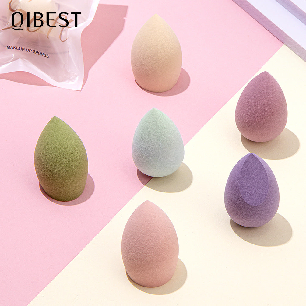 QIBEST Wet and Dry Beauty Egg Sponge Puff