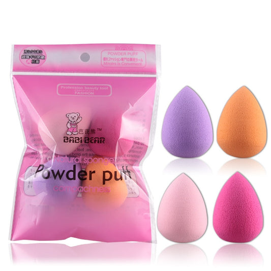 4 pcs Makeup Foundation Sponge Puff Cosmetic Puff Smooth Wet or Dry Powder Puff Makeup puff Beauty tool makeup tool