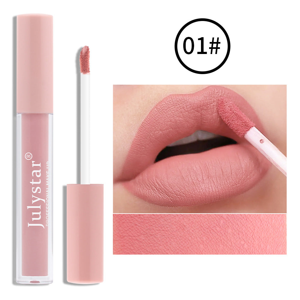 Fog Matte Lip Glaze non-stick cup, non-fading lip gloss, genuine makeup