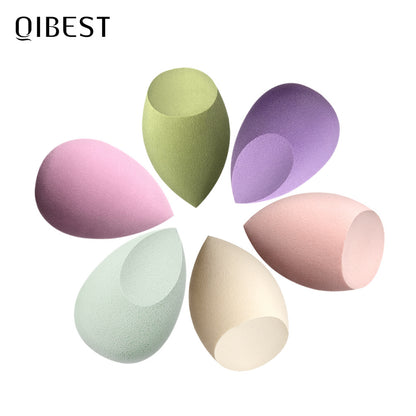 QIBEST Wet and Dry Beauty Egg Sponge Puff