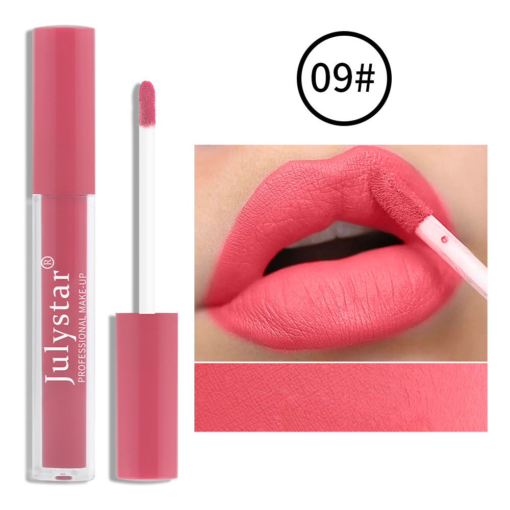 Fog Matte Lip Glaze non-stick cup, non-fading lip gloss, genuine makeup