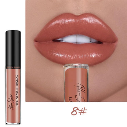 12 Colors Cream Texture Lipstick, 2025 New Long-Lasting Moisturizing Velvet Lip Lipstick, Waterproof, Non-Fading, Hydrating Lip Tint Natural Jelly Lipstick