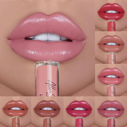 12 Colors Cream Texture Lipstick, 2025 New Long-Lasting Moisturizing Velvet Lip Lipstick, Waterproof, Non-Fading, Hydrating Lip Tint Natural Jelly Lipstick