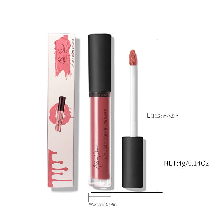 12 Colors Cream Texture Lipstick, 2025 New Long-Lasting Moisturizing Velvet Lip Lipstick, Waterproof, Non-Fading, Hydrating Lip Tint Natural Jelly Lipstick