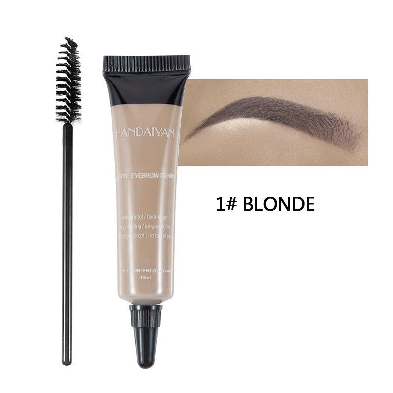 Handaiyan Styled Eyebrow Gel Waterproof and Non Halogenic Liquid Eyebrow Dyeing Cream Wild Eyebrow Holder