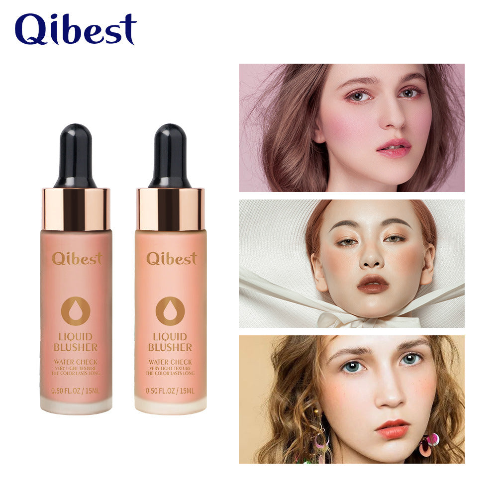 QIBEST Moisturizing Natural Contouring Blush Powder