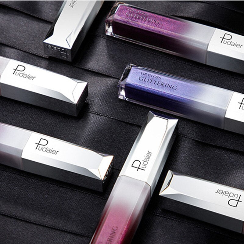 Pudaier Metallic Shine Moisturizing Lip Gloss