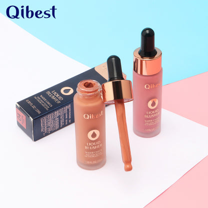 QIBEST Moisturizing Natural Contouring Blush Powder