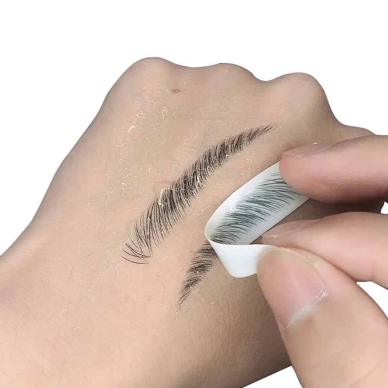 Magic 4D Hair-like Eyebrow Tattoo Sticker False Eyebrows 7 Day Long Lasting Super Waterproof Makeup Eye Brow Stickers Cosmetics